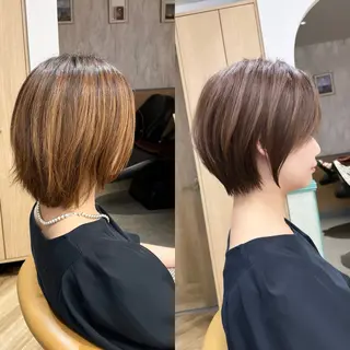 ショート レイヤー/ボブ 高嶋 優のヘアスタイル