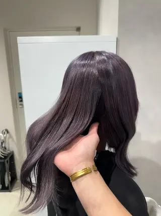 セミロング カラー 渋谷うる艶カラー 🦊あらし🦊のヘアスタイル