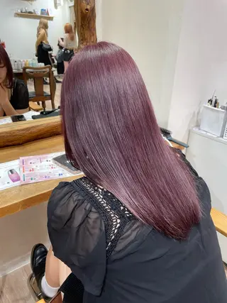 セミロング カラー コトミ【メンズ】 【曲がる縮毛矯正】のヘアスタイル