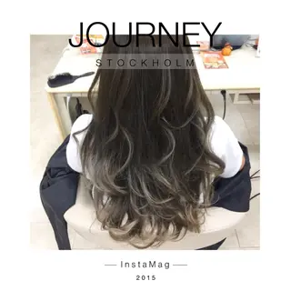 セミロング ロング カラー Lyhair🦊🎀 AKIのヘアスタイル