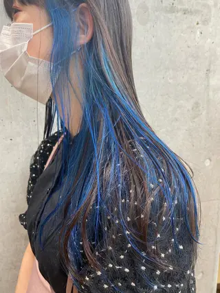 ロング カラー 韓国ヘア 🦋KIRA🦋のヘアスタイル