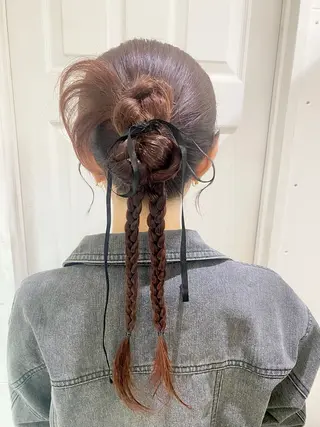 ヘアアレンジ uros.所属・uros.中目黒 moekaのヘアスタイル