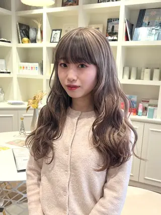 ロング カラー 似合わせ/レイヤー 💟SAEのヘアスタイル