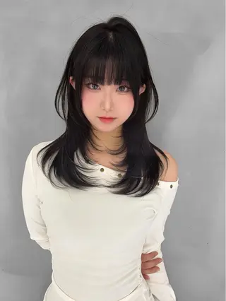 ロング カラー 🥇KEN /レイヤー/カラーのヘアスタイル