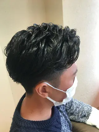 パーマ メンズ 山本 大智のヘアスタイル