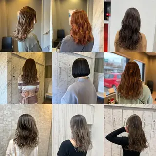 ロング カラー 太白区/白髪ぼかし ハイライト/千葉達人のヘアスタイル