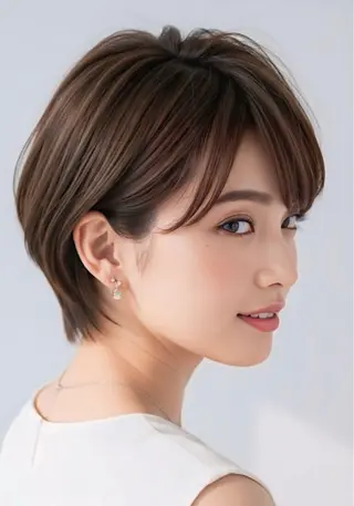 ショート 似合わせのプロ🌿 ショート/銀座/れんのヘアスタイル