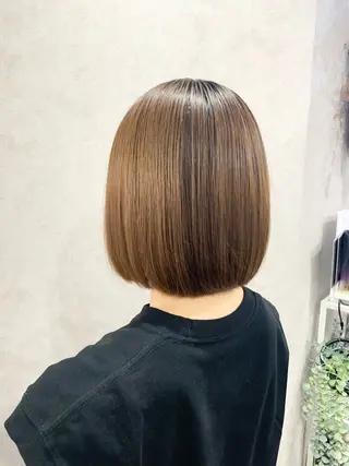 ミディアム giniro ホソミのヘアスタイル