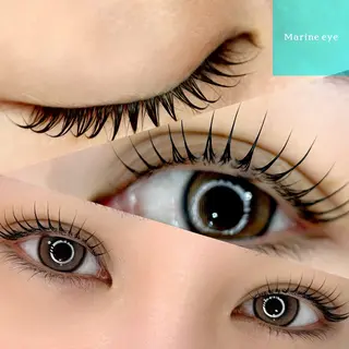 マツエク・マツパ Marine eyeのマツエク・マツパデザイン