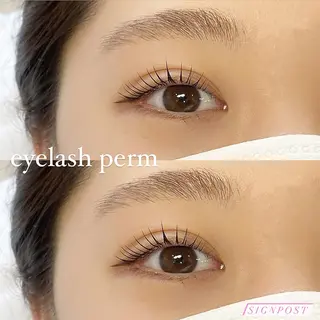 マツエク・マツパ Signpost🌼 アサイのマツエク・マツパデザイン