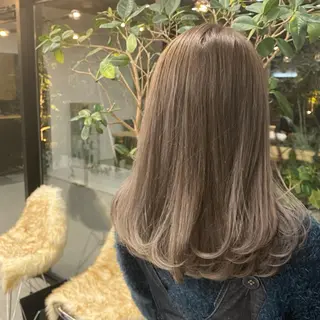 ミディアム 天神/透明感カラー ツヤ髪/nonokaのヘアスタイル