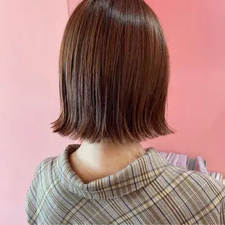 ショート カラー プル艶職人/ にしものヘアスタイル