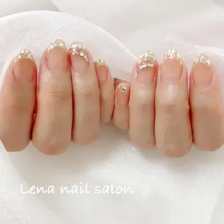 ネイル 自爪育成ネイルケア Lena  nailのネイルデザイン