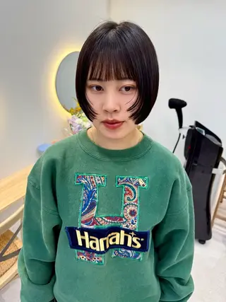 ショート カラー 🪭risa 暖色/レイヤー🪭のヘアスタイル