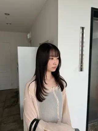 ロング レイヤーカット/ モデル/sayakaのヘアスタイル