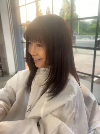 ロング はっとり ななせのヘアスタイル