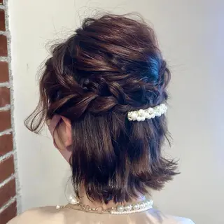 ミディアム ヘアアレンジ モテ髪💛美髪矯正 ✨艶髪特化🫧山根のヘアスタイル