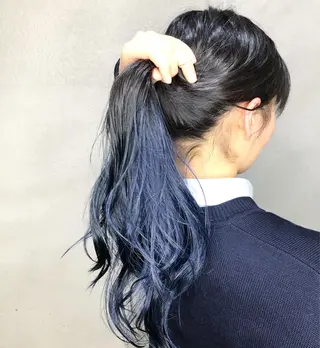 ロング カラー くまがい みゆ【edge.】のヘアスタイル