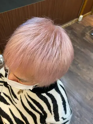 ショート カラー パーマ ヘアアレンジ メンズ キッズ ネイル マツエク・マツパ 🌈髪質改善・美髪矯 正・平野瀬乃🌈のヘアスタイル