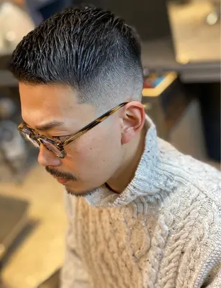 ショート ヘアアレンジ メンズ I-CON#blue所属・池袋/FADE /メンズカットのヘアスタイル