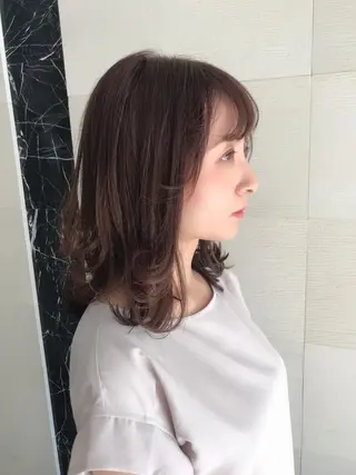 ミディアム カラー ✂️似合わせの魔術師 石田一樹✂️のヘアスタイル