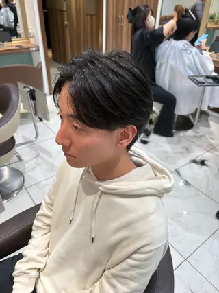 メンズ 🫧髪質改善カラー ハセベ🫧のヘアスタイル