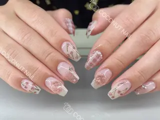 ネイル 神田 ココナッツのネイルデザイン
