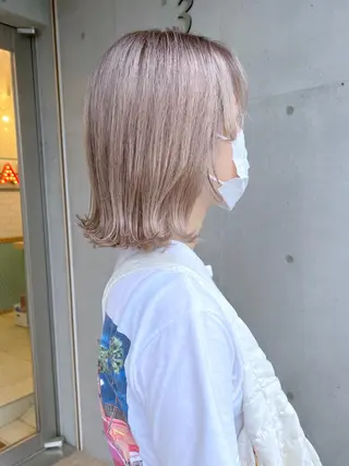 ショート カラー ☕️ベージュカラー 内藤光哉☕️のヘアスタイル