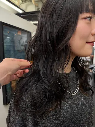 パーマ Hug👩🏼‍🦱 赤坂HIBIOのヘアスタイル