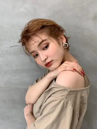 ショート カラー 🌿似合わせ透明感 カラー松本朋幸🌿のヘアスタイル