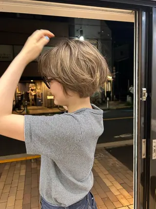 ショート ✳︎透明感カラー✳︎ ボブ✳︎nanaのヘアスタイル