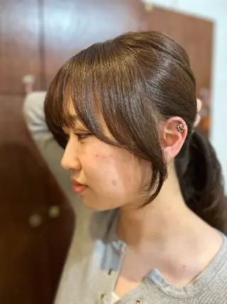 ロング 💜ひな💜縮毛矯正 /透明感/韓国ヘアのヘアスタイル