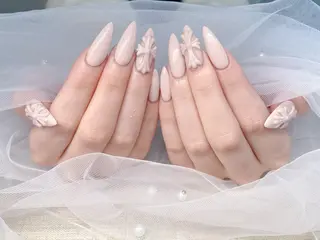 ネイル チップ長さ出し 専門店のネイルデザイン