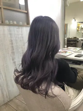 ロング ネモトメイナ🌿 今月末で退職しますのヘアスタイル