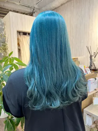 ロング カラー 初めてでも失敗しない 透明感カラー　Miiのヘアスタイル
