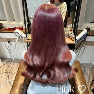 セミロング カラー Aoi 🎀 Ly hairのヘアスタイル