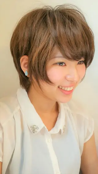 ショート カラー terra✂️川嶋 大輔のヘアスタイル
