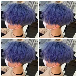 ショート カラー メンズ 👑錦糸町/毛流れ パーマ特化/NORIのヘアスタイル