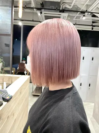 ショート カラー ハイトーン×レイヤー /遠藤将太のヘアスタイル