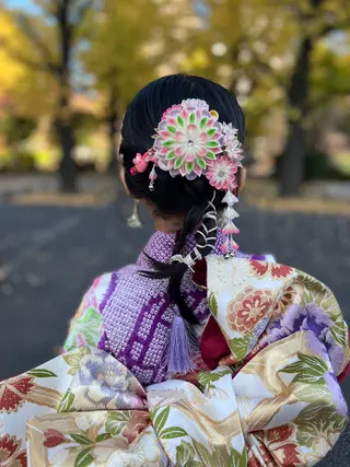 ヘアアレンジ 両国駅徒歩1分⭐️ アイロン仕上げのヘアスタイル