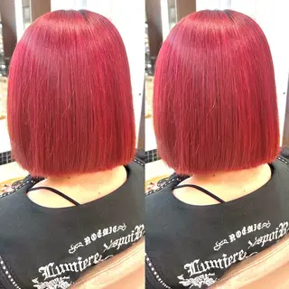 カラー ヘアメ🎀推しカラー 🥣横浜/しほ🧸のヘアスタイル