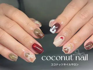 ネイル 神田 ココナッツのネイルデザイン