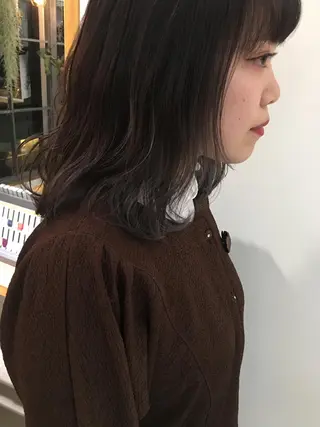 ミディアム 透明感/レイヤー🎀 春カラー/エリコ🌈のヘアスタイル