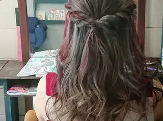 セミロング 先田 祐介のヘアスタイル