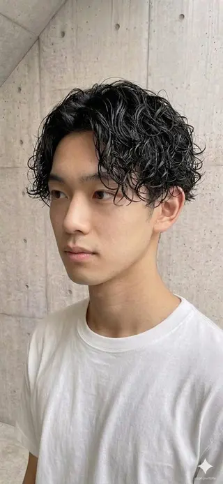 パーマ メンズ 🌀メンズパーマ🌀 カット💇こうせいのヘアスタイル