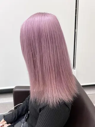 セミロング カラー ✨【公式】 juhl.横浜✨のヘアスタイル