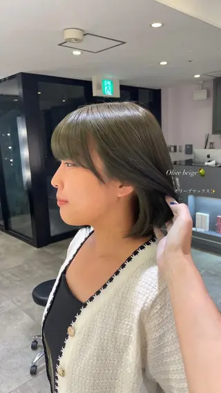 ミディアム 梅田美容師 nao🐈‍⬛のヘアスタイル