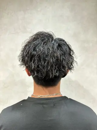 パーマ メンズ パーマ職人🔥/短髪 執行役員/YUTAのヘアスタイル