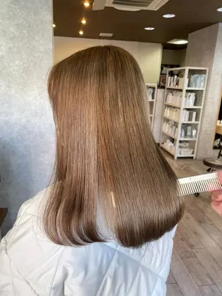 セミロング カラー 🫧ヒシダアキ taboo.i🫧のヘアスタイル