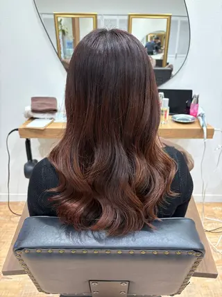 ヘアアレンジ ピンクカラーアレンジ 🩷AYANA🩷のヘアスタイル